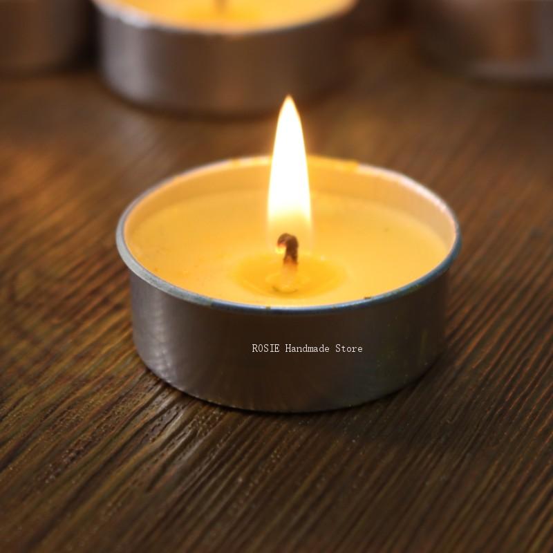 Candle Making Experience - Empty Tea Wax Circular Aluminum Box