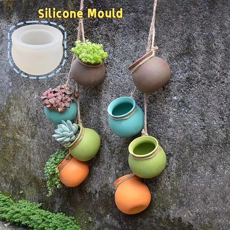 Candle Making Design - Silicone Flower Pot Molds, Resin Molds,
