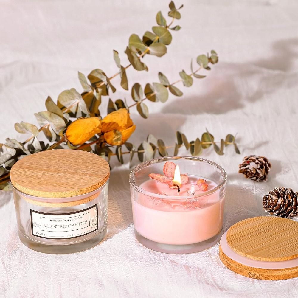 Candle Making Glass Jars - New Clear Glass Candle Jars Transparent