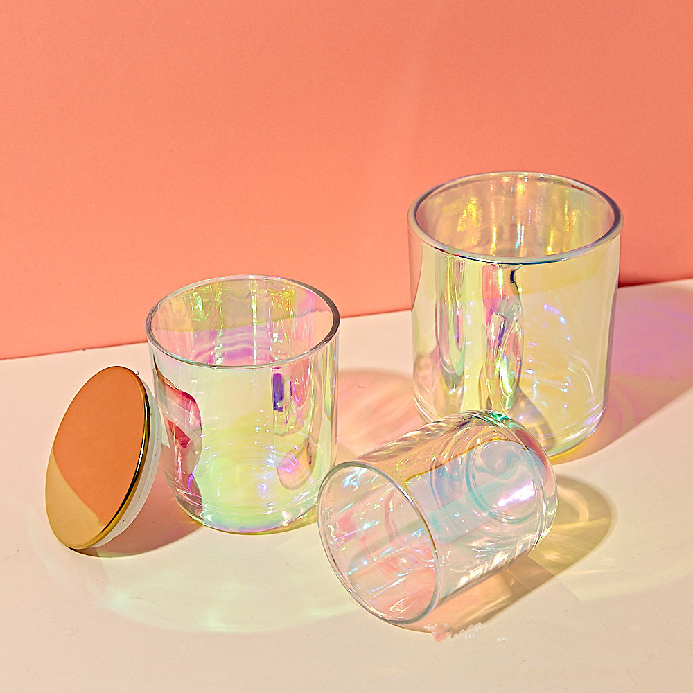 Candle Making Glass Jars - Jars for Candles Colored Transparent Candle