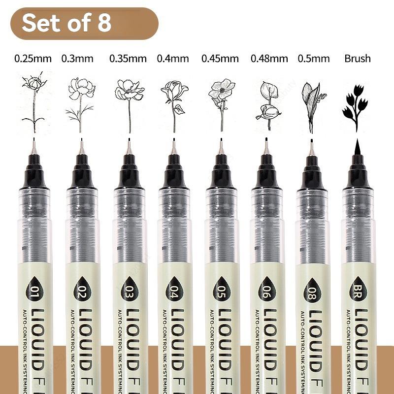 12 Tibs Black Pen Fine Line Sk - Copic Marker Sketch review and price