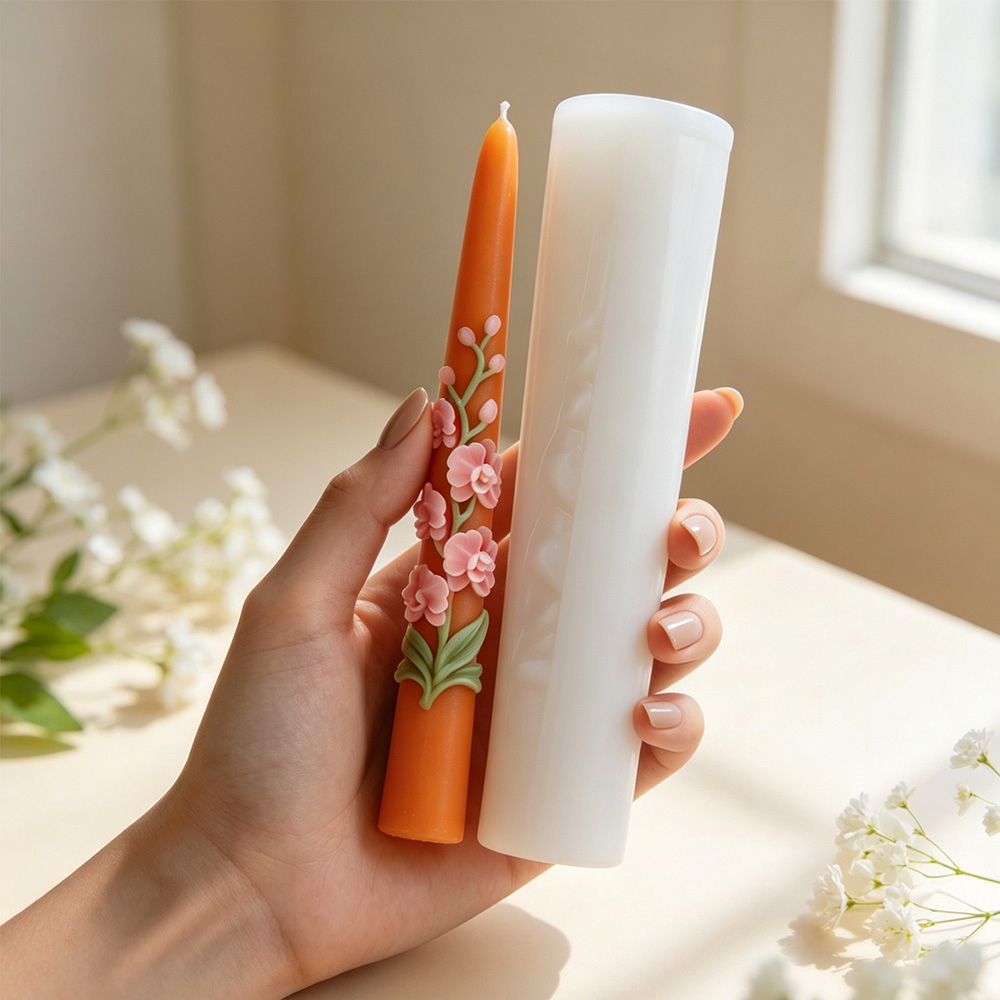 Long Pole Flower Taper Candle  - Candle Making Experience review and price
