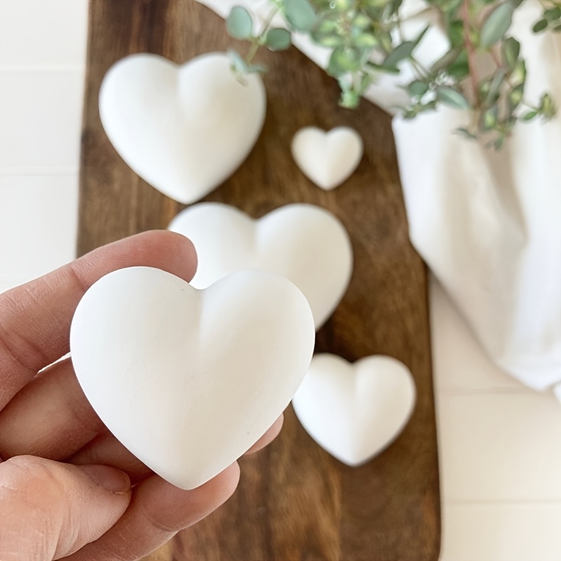 5pcs Heart-Shaped Gypsum Candl - Candle Making Design review and price