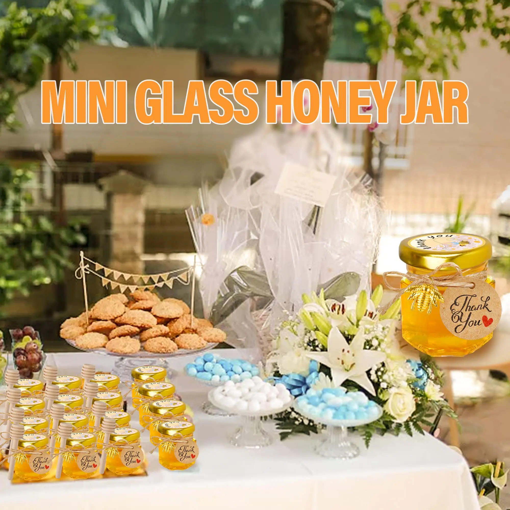 1.5Oz Hexagon Mini Glass Honey - Candle Making Glass Jars review and price