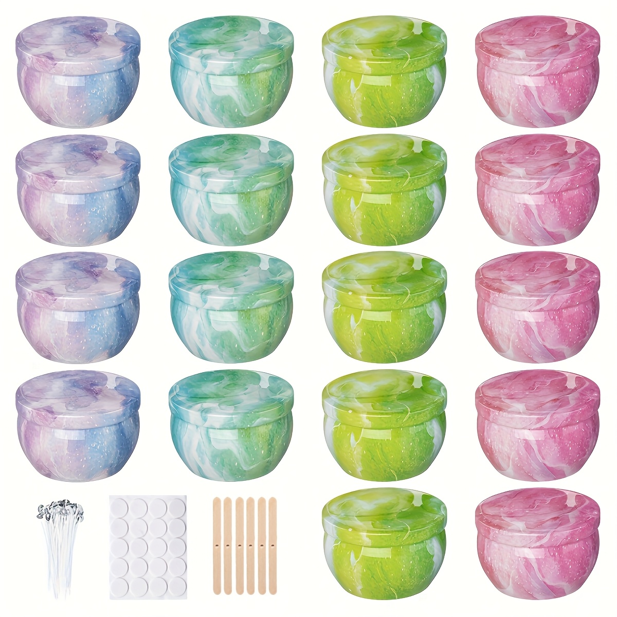 Starry sky patterned metal emp - Candle Making Glass Jars review and price