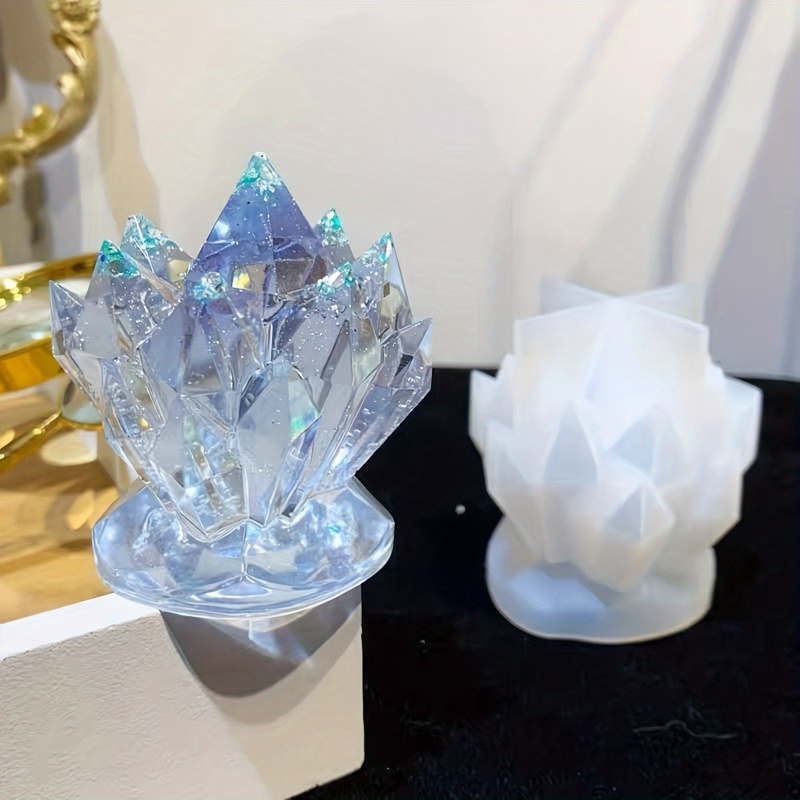 1pcCrystal Cluster Decorative  - Candle Making Design review and price