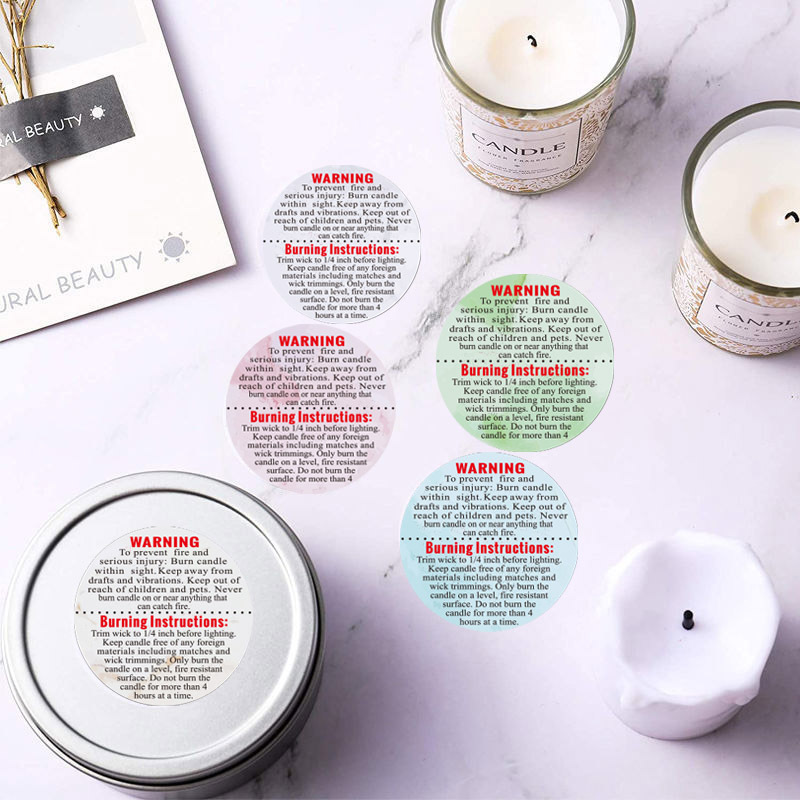 500Pcs Warning Labels Candle J - Candle Warning Label review and price