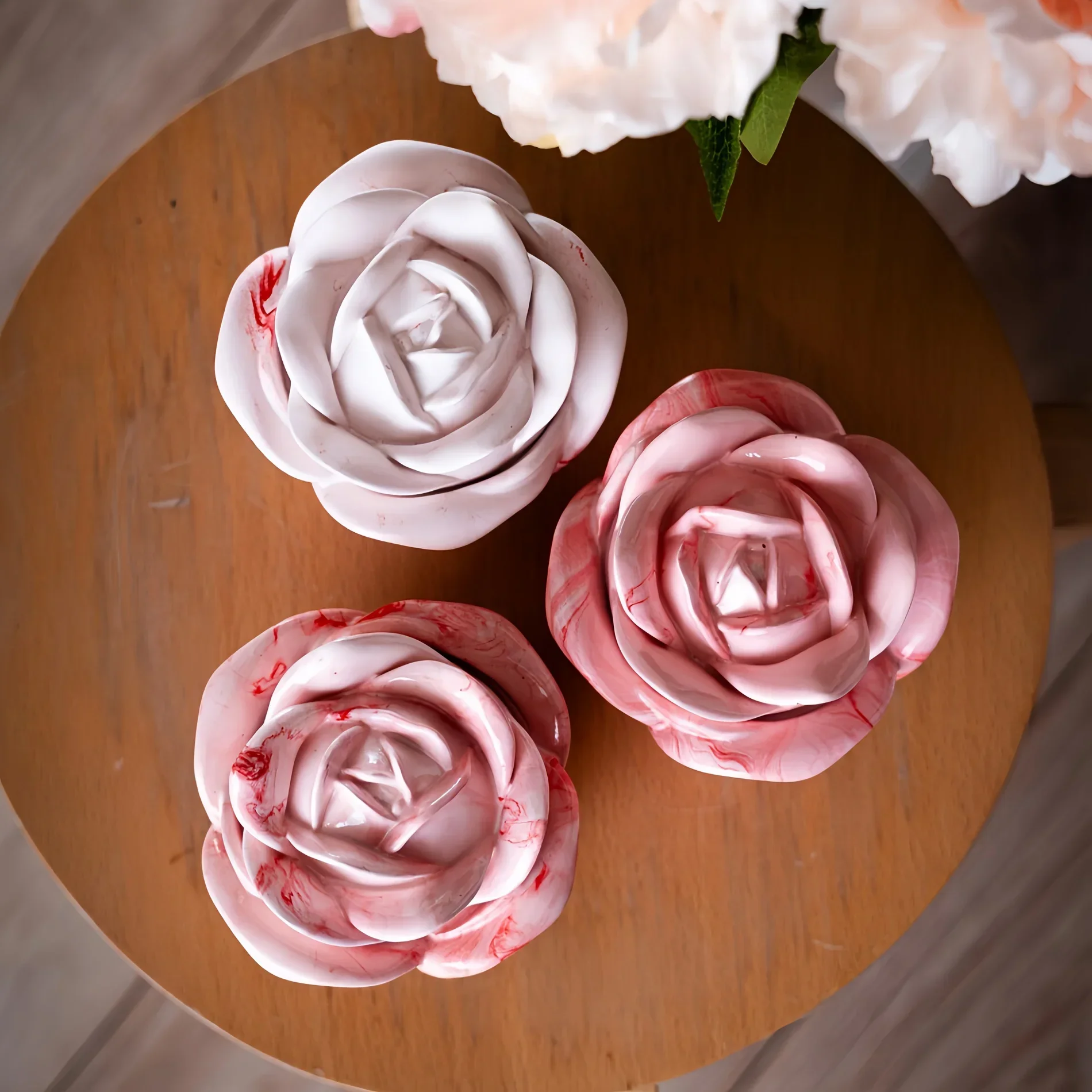 2-Piece Set Rose Shaped Silico - Candle Making Design review and price