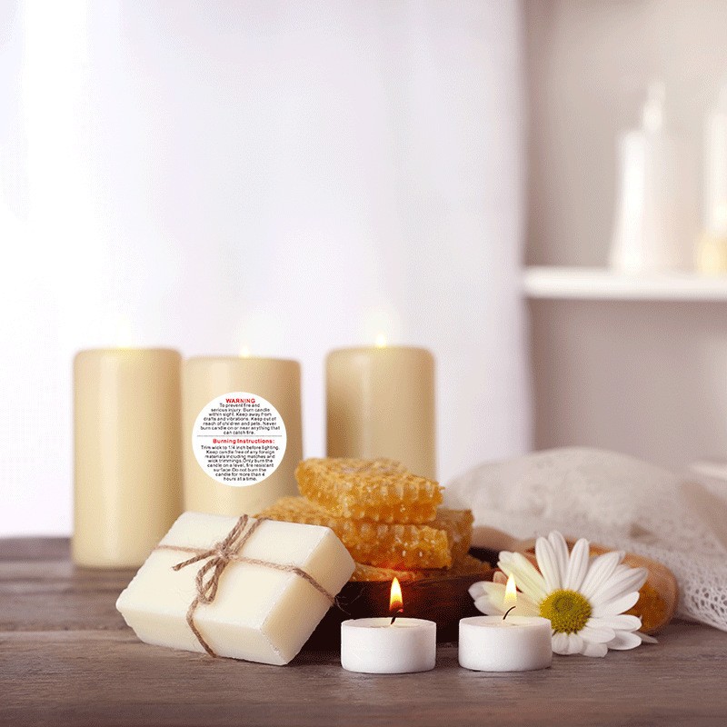 500Pcs White Candle Warning La - Candle Warning Label review and price