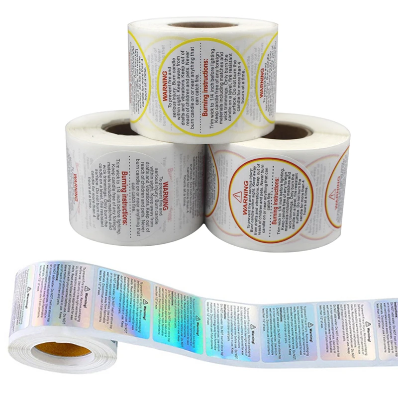 500Pcs Candle Warning Label La - Candle Warning Label review and price