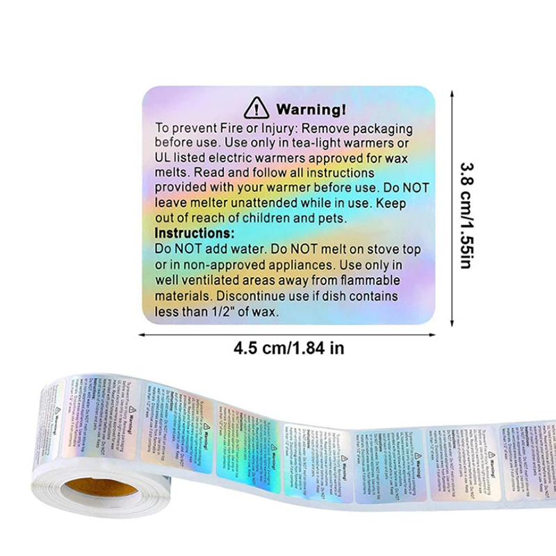 500Pcs Candle Warning Label La - Candle Warning Label review and price