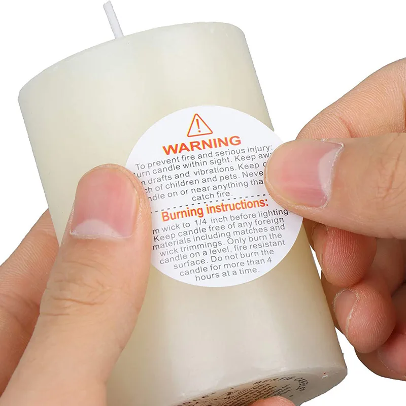 500Pcs Candle Warning Label La - Candle Warning Label review and price