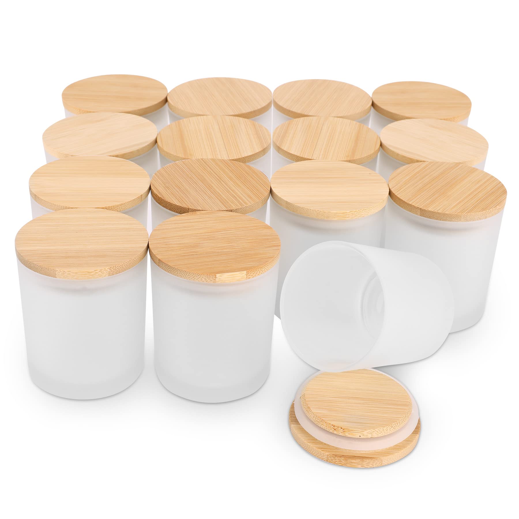 6-Pack 6OZ Frosted Amber Glass - Candle Making Glass Jars review and price