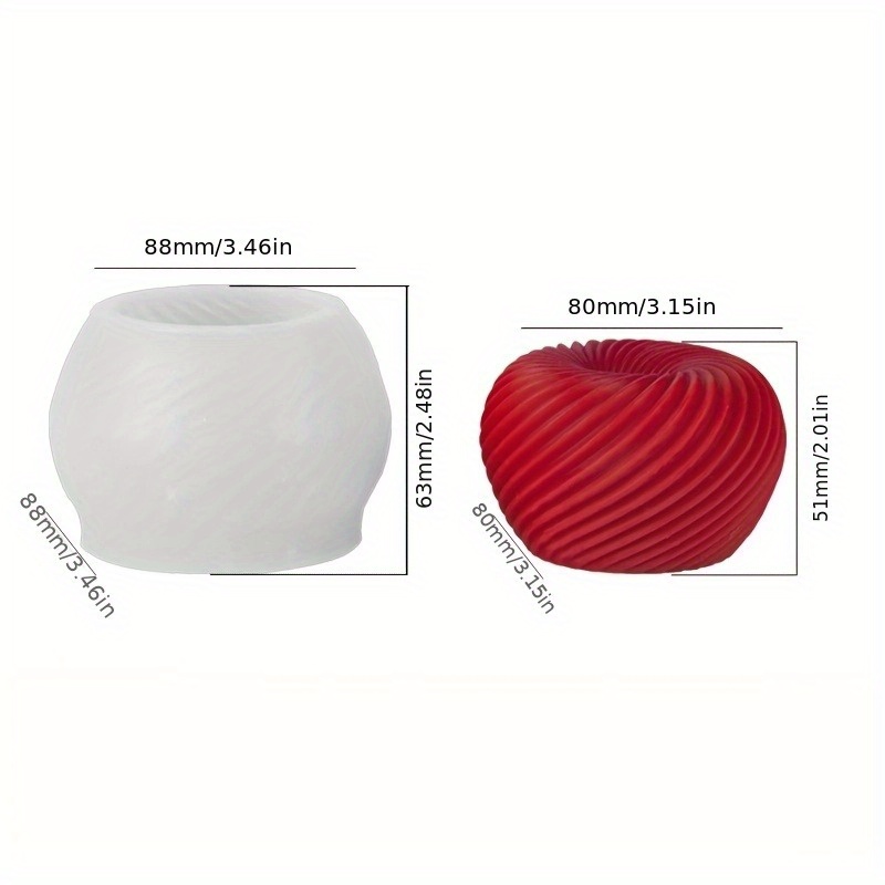 A trendy red apple silicone mo - Candle Making Design review and price