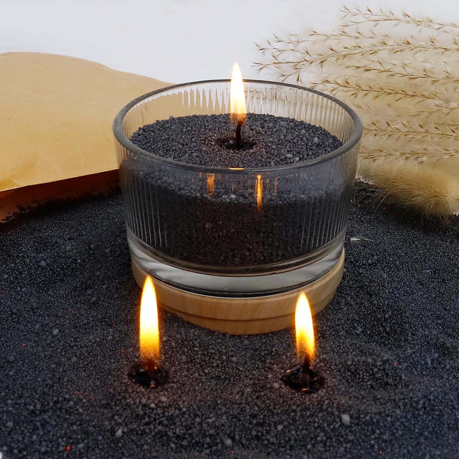 Black Candle Sand with Wick, 2 - Candle Making Experience review and price
