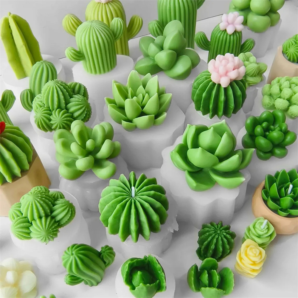 6pcs Succulent Silicone Candle - Candle Making Experience review and price