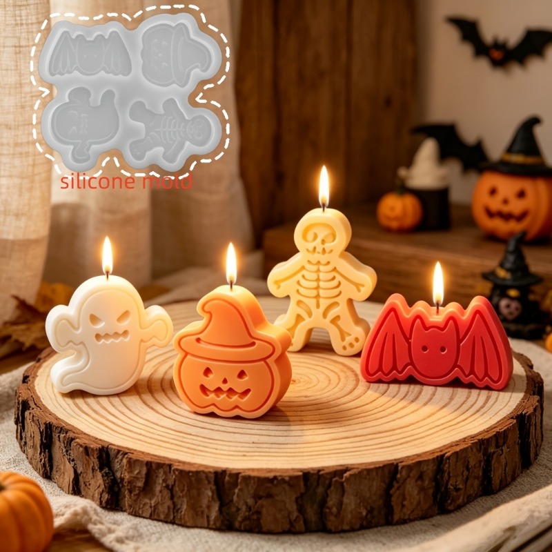 4-cavity silicone resin mold s - Candle Making Design review and price