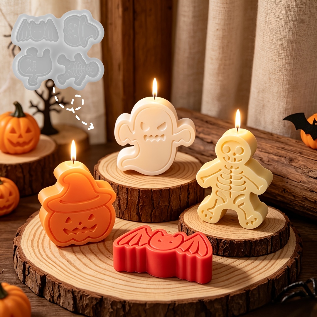 4-cavity silicone resin mold s - Candle Making Design review and price