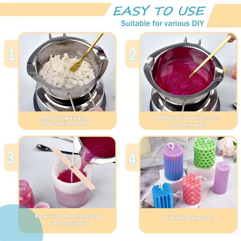 100/500g/1kg Pure Soy Wax Para - Candle Making Experience review and price