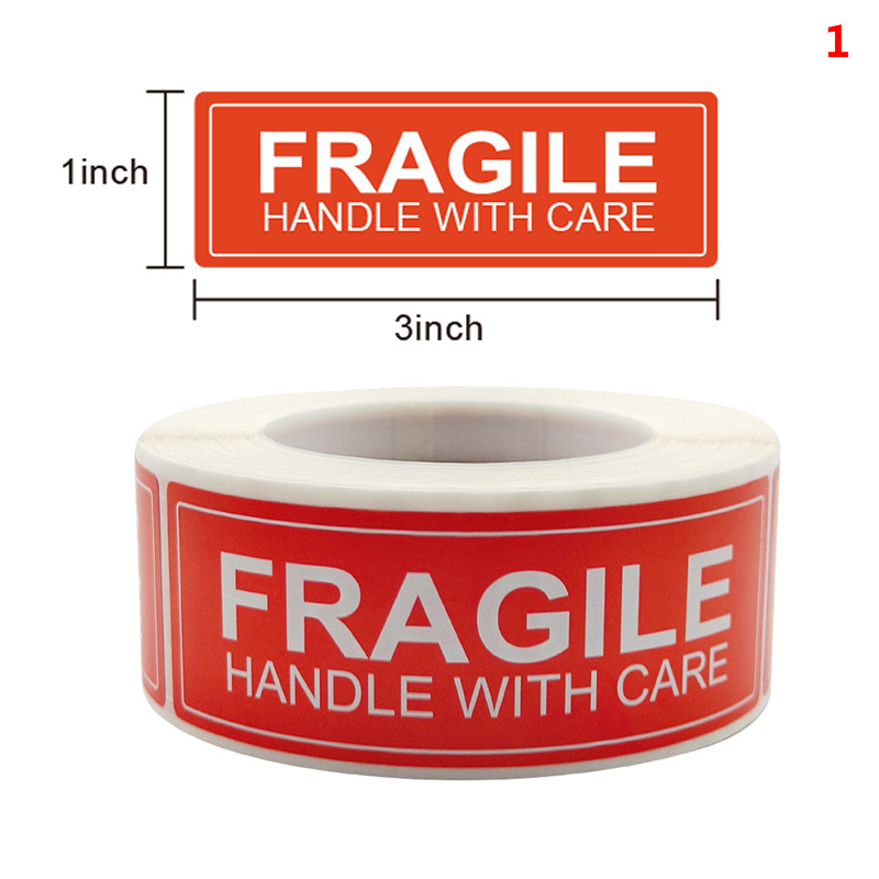 1Roll Fragile Stickers Candle  - Candle Warning Label review and price