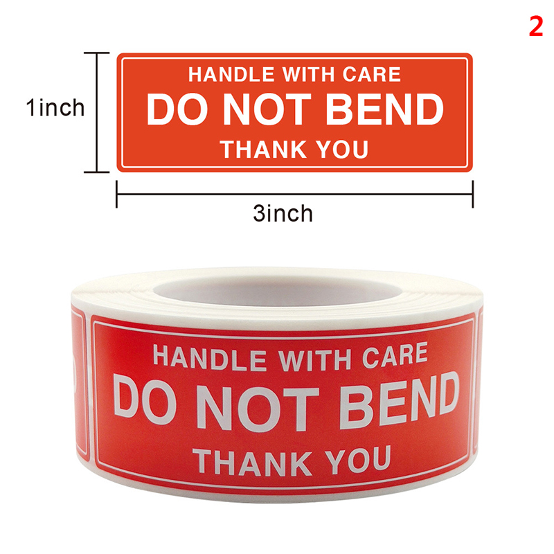 1Roll Fragile Stickers Candle  - Candle Warning Label review and price